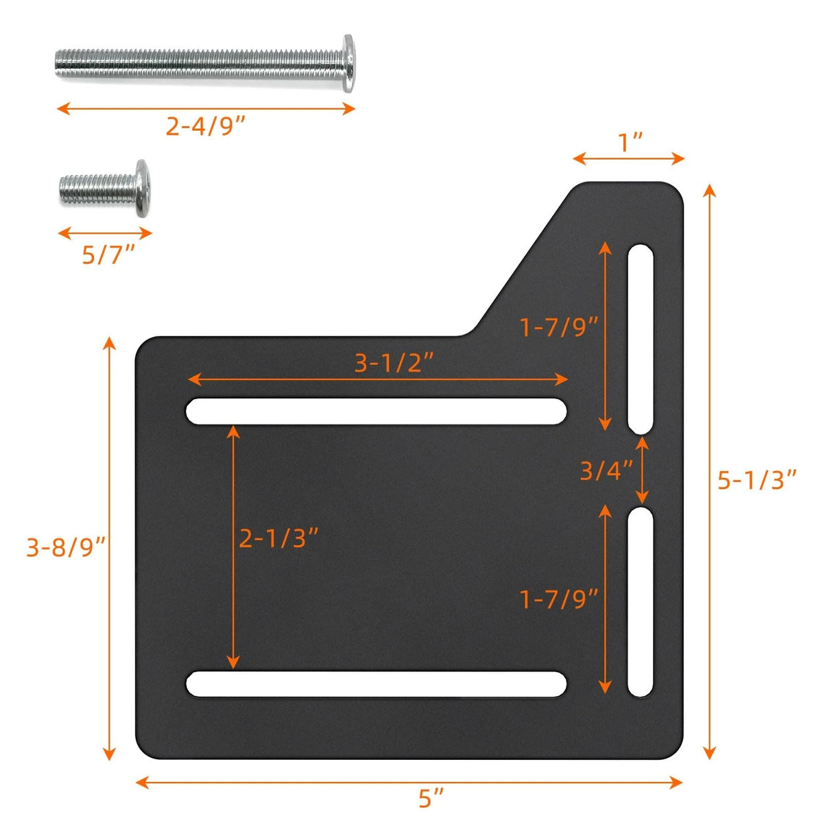 2 PCS Bed Frame Brackets Adapter for Large, 2Pcs Headboard Attachment