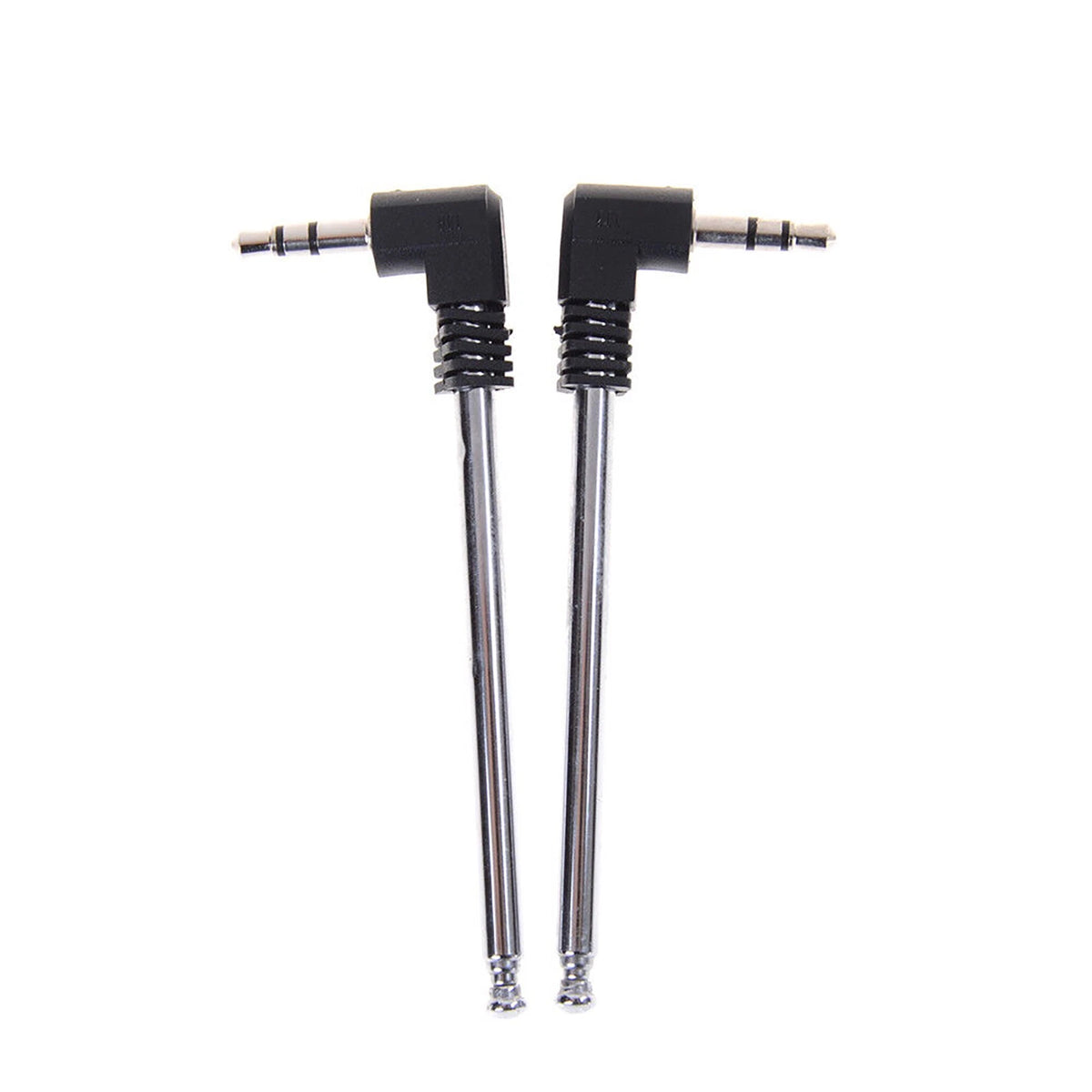 2PCS  3.5mm FM Radio Telescopic Antenna for Mobile Phone Radio Speaker
