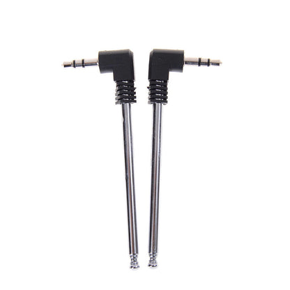 2PCS  3.5mm FM Radio Telescopic Antenna for Mobile Phone Radio Speaker