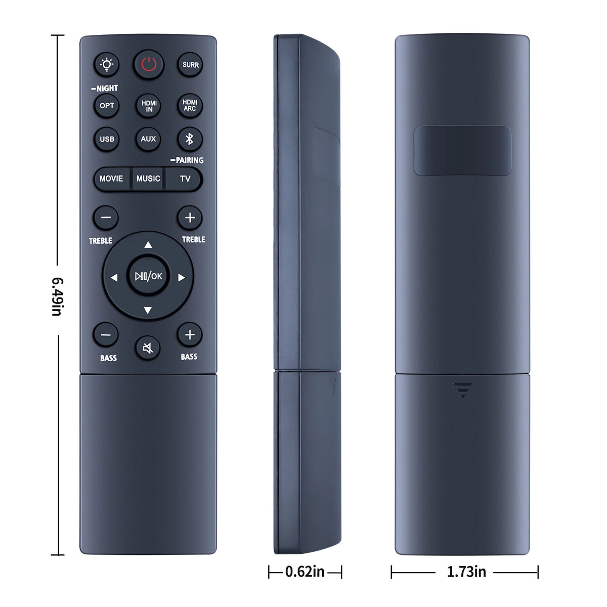Remote Control For TCL TS8132/TS8212/TS8212-NA/TS8111/TS8111-NA Sound Bar