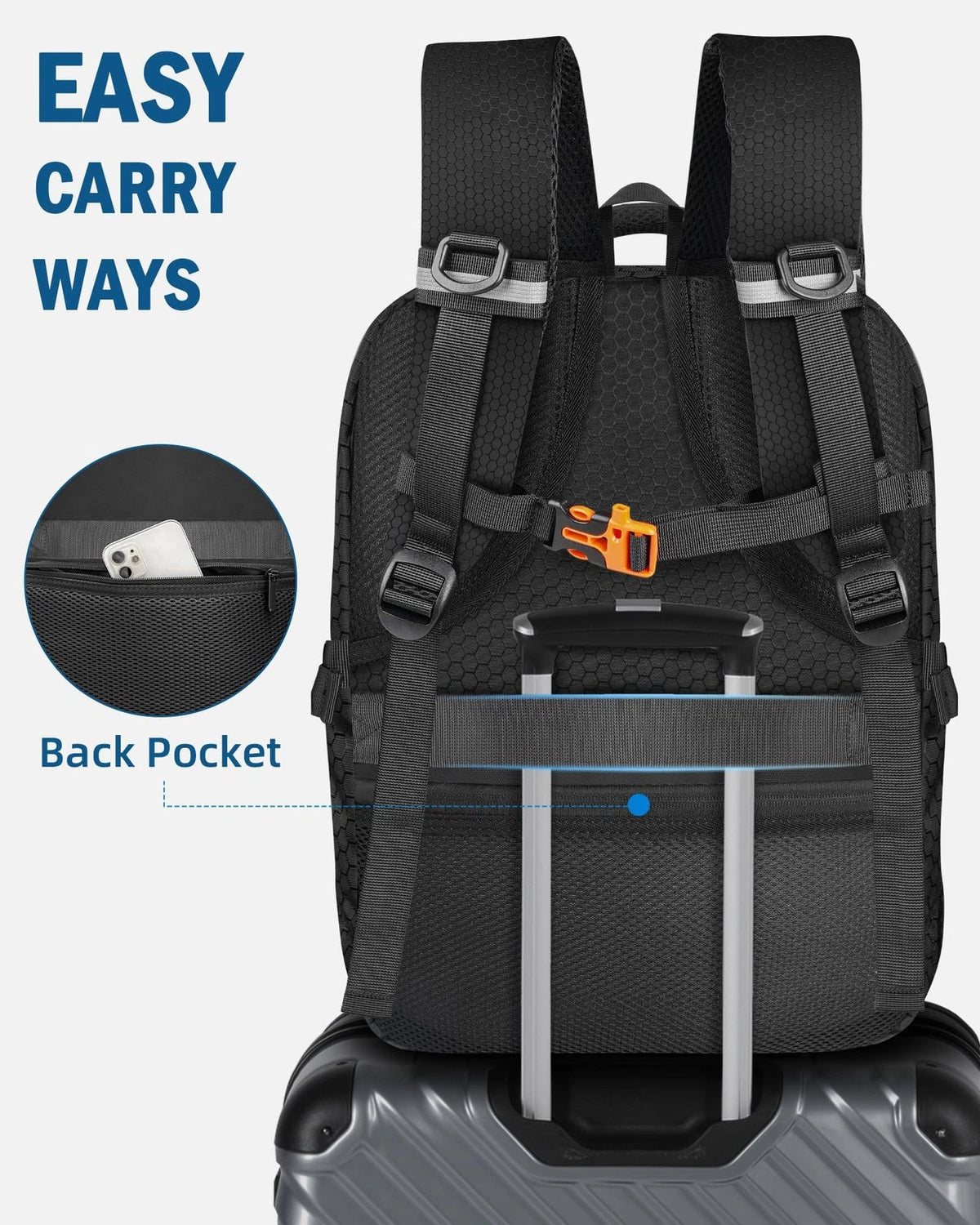 PEKREWS Case for Atom 2 Backpack (RC PTD 1) - One Size Fits All, Black
