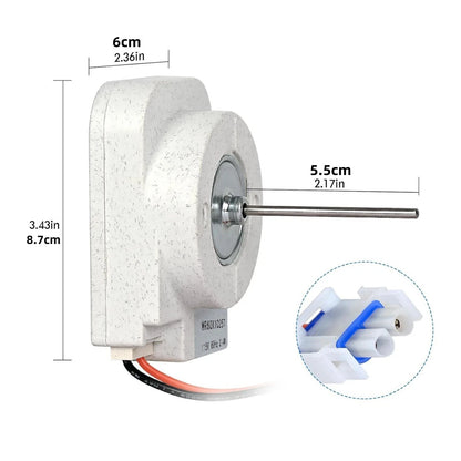 For GE/Hotpoint Refrigerator Fan Motor 115V 2.4W 60Hz WR60X10257 Easy to Install