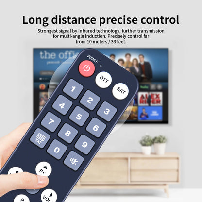 Replacement Remote Control For TeleSystem PALCO32 FL09 TV LED TSLS09