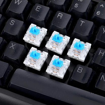 50 PCS Mechanical Keyboard Switches Clicker 3 Pin Blue Switch blue