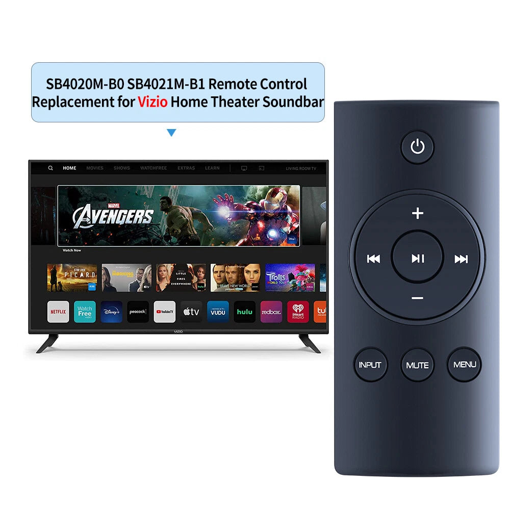 For Vizio Soundbar Remote Control SB4021M-A1 SB4021M-B1 SB4020M-B0 SB4021M