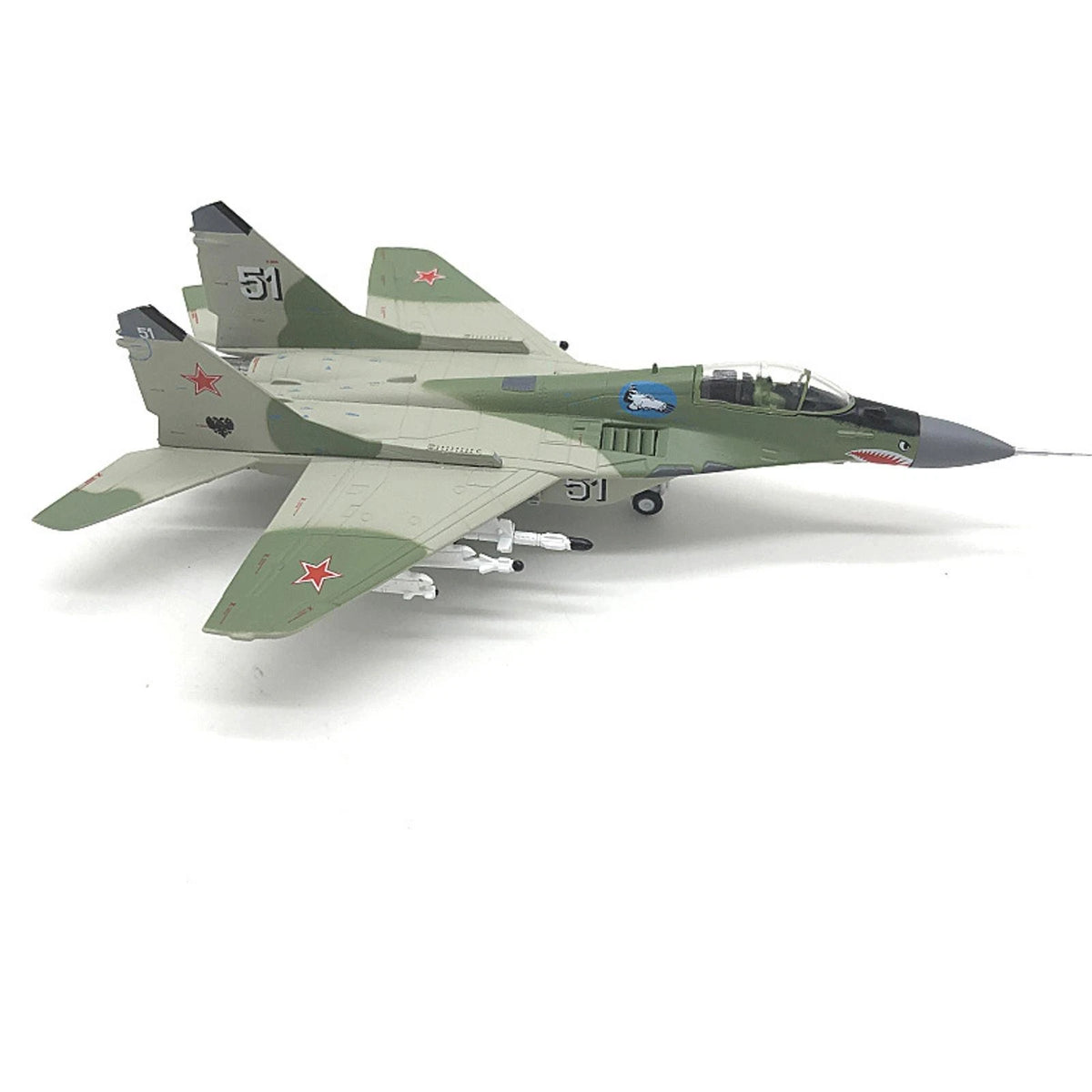 1:100 Russian MIG-29 Aircraft Diecast Model Military Airplane Plane Ornaments