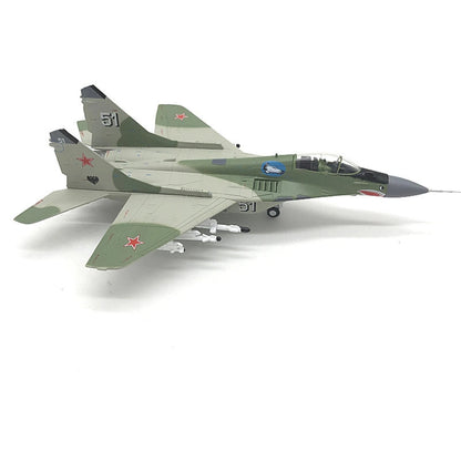 1:100 Russian MIG-29 Aircraft Diecast Model Military Airplane Plane Ornaments
