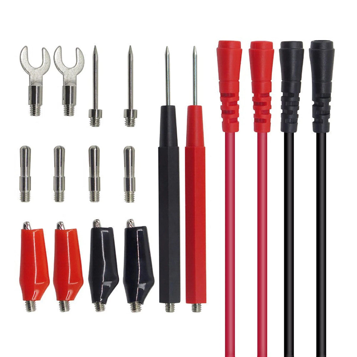 16Pcs 10A Multimeter Test Lead Cable Probes Accessories For Volt Meter
