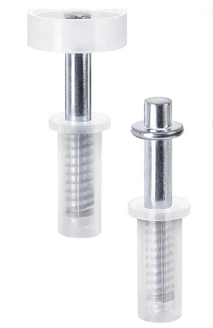 4 Pcs Bi-Fold Door Top Roller Guide Wheel and Pivot, Spring 2 Pack, 4
