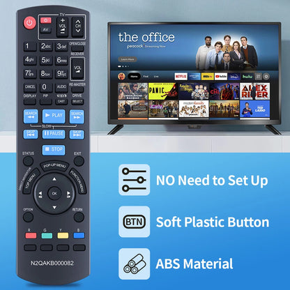 N2QAKB000082 Remote Control For Panasonic Player DMP-BD45 DMP-BD65