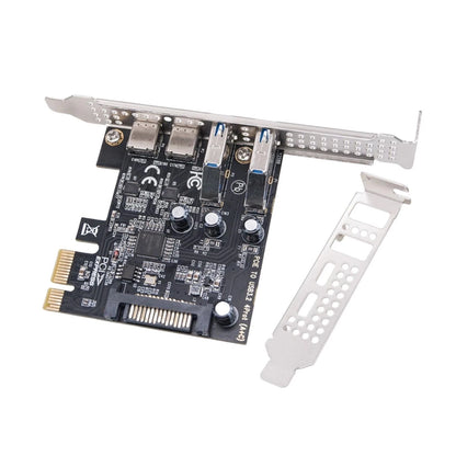 PCI Express to USB PCIE Adapter Card Apply Dual Protection for Device Safety