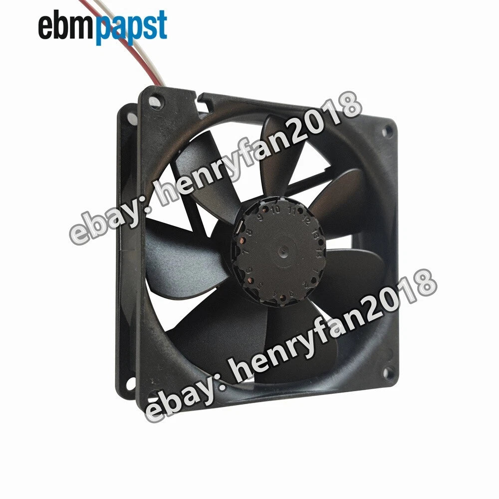 Ebmpapst 3412N/39H Axial Fan DC 12V 2.5W 0.21A 90*90*25MM 3-wires Cooling Fan