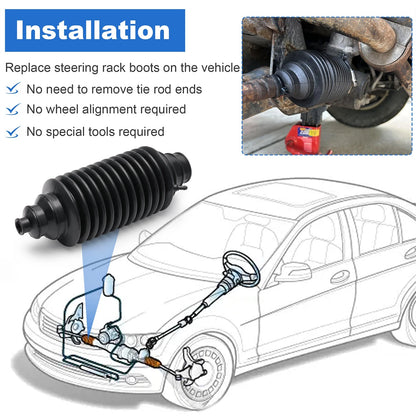 Universal Replacement Rack & Pinion Steering Boot Fits most vehicles