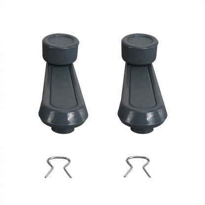 Whkdscvmu Set of 2 Grey Interior Window Crank Handles Compatible with Gray