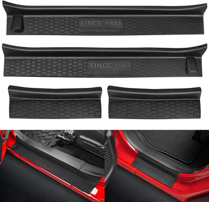 SUPAREE Door Sill Guards Kit fits JL Wrangler with Logo 4 1941