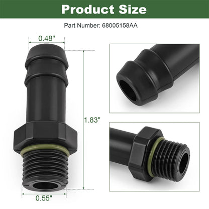 Vent Hose Fitting 68005158AA For Dodge Ram 2500 3500 2011-2024