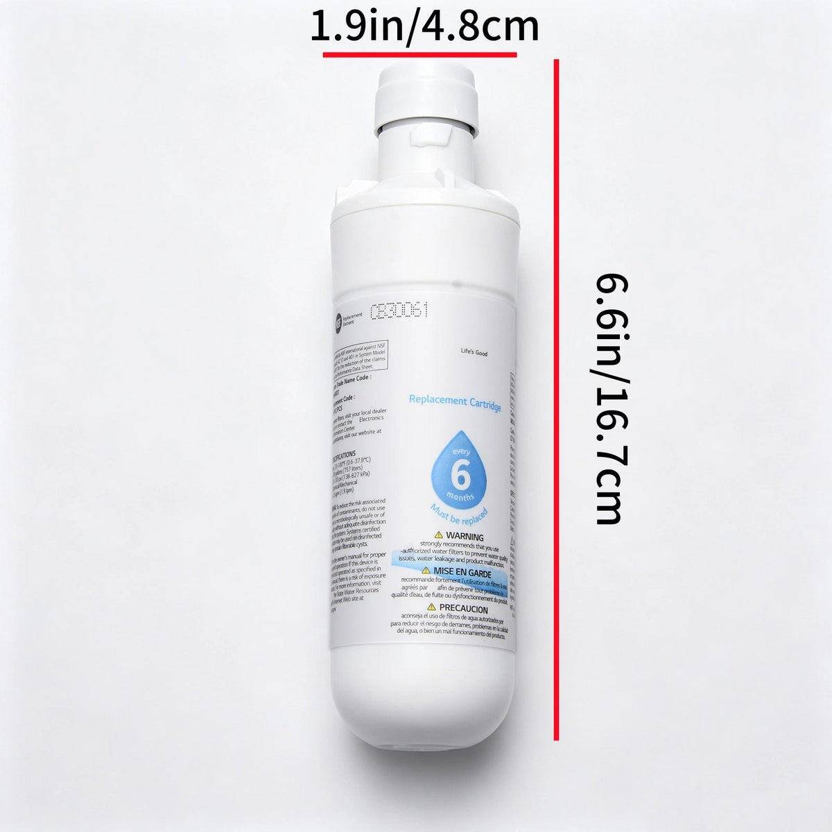 Refrigerator Filter Replacement ADQ747935 For LG LT1000P CLT-2 OH-1000p Models