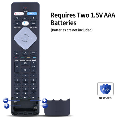 NH800UP Remote Control For Philips Android TV with Google Voice Assistant