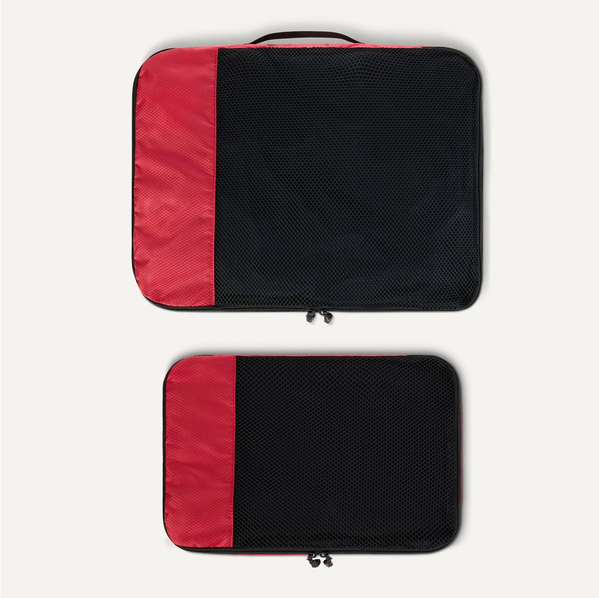 Amazon Essentials 4-Piece Packing Cubes Travel 2 x Large, 2 x Medium, Red
