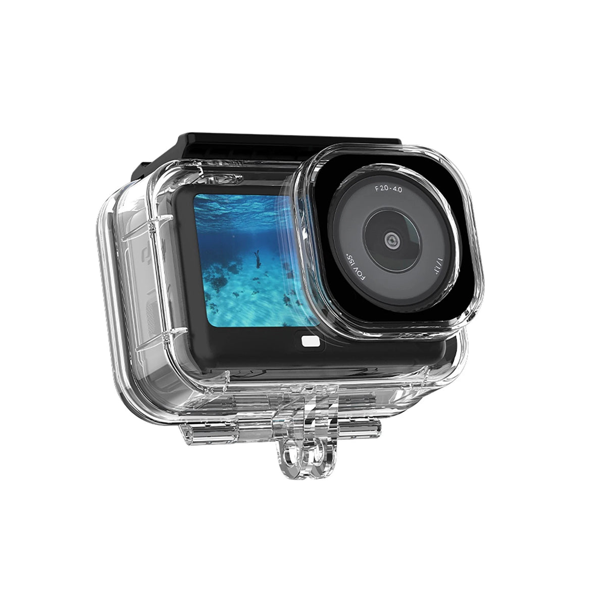 Waterproof Case for DJI Osmo Action 6 with Optical Lens Cover Anti Fog Inserts