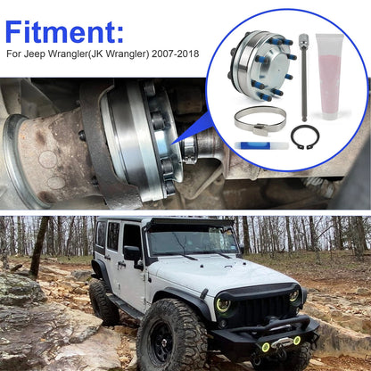 Factory Replacement CV Joint Kit - High-Angle Rzeppa 1744014 for 2007-2018 Jeep