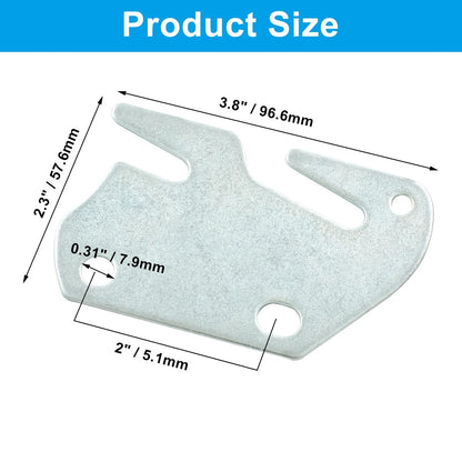 Hordion 4Pcs Wood Bed Rail Hook Plates, Plates with Screws for Bed...