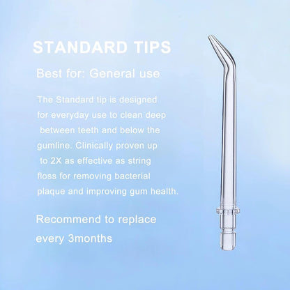 Replacement Tips for COSLUS FC5360 Water Flosser, Flosser Clear