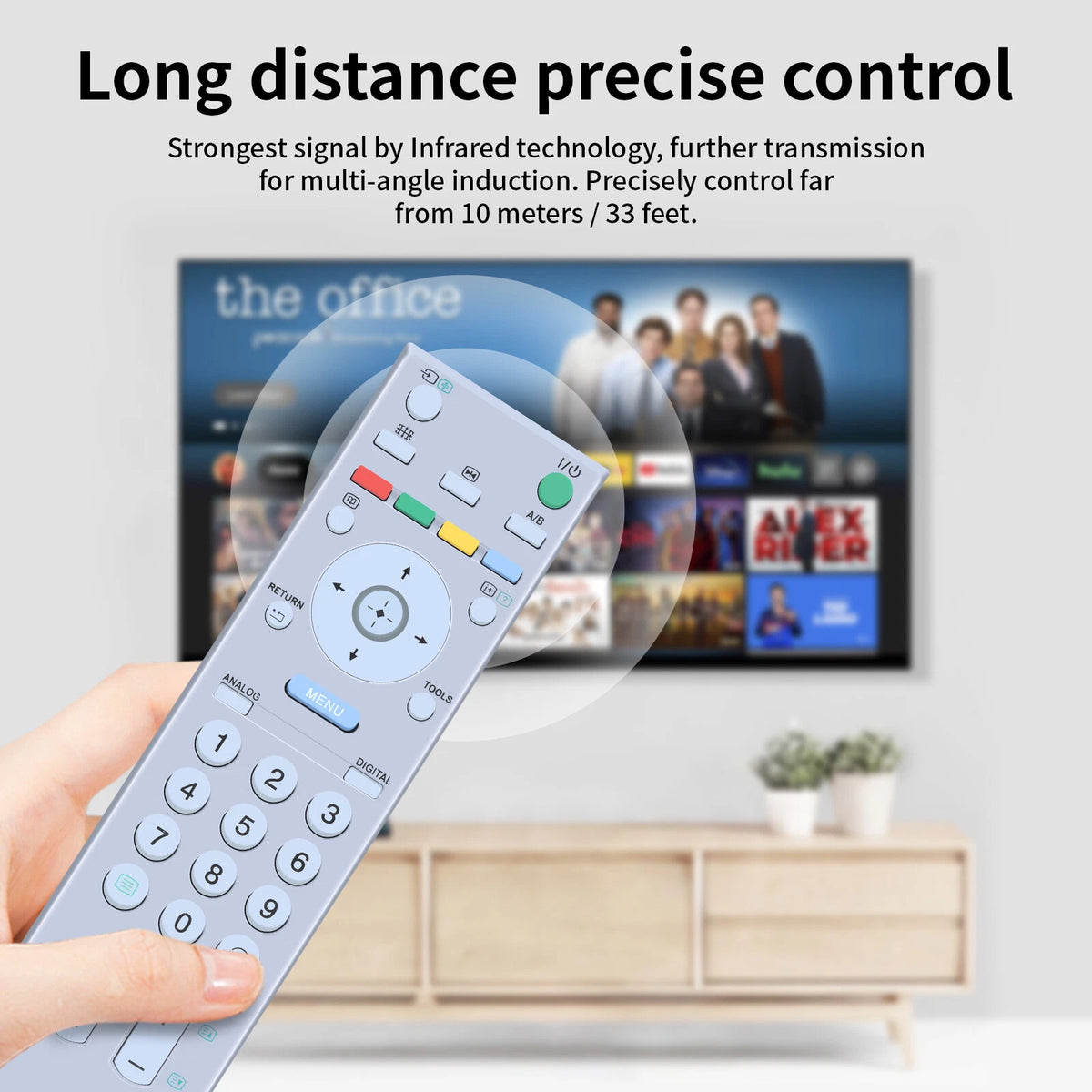 RM-ED005 Remote Control For Sony TV KDL-46V2000 KDL-40V2000 KDL-32V2000