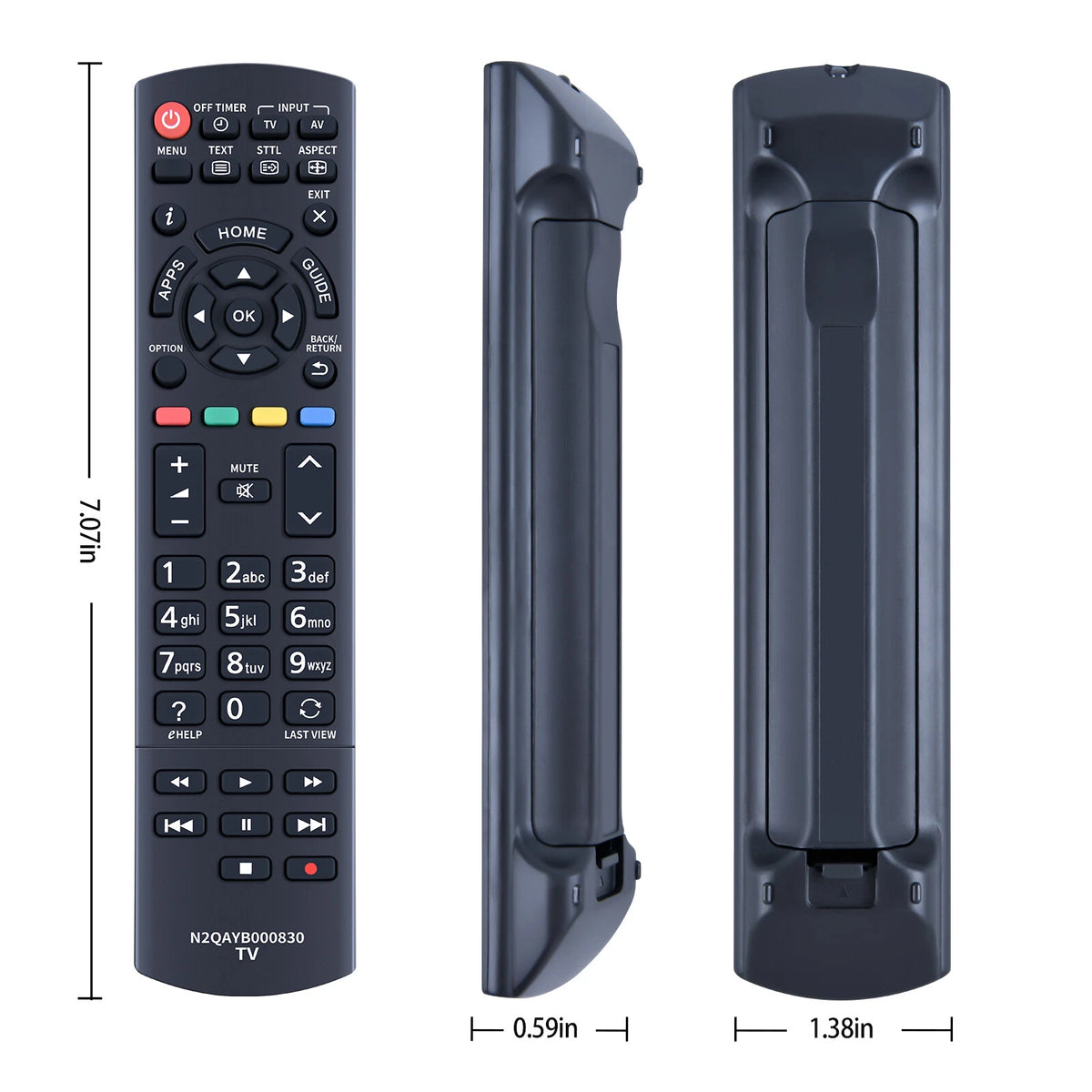 N2QAYB000830 Remote Control For Panasonic TV TX-L32E6B TX-L39E6B TX-L50E6B