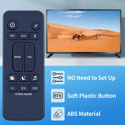 For Polk Audio Signa S2 Ultra-Slim TV Sound Bar Replacement Remote Control