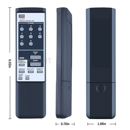 RC-824 Remote Control For DENON AM-FM Stereo Tuner TU-1500RD TU1500RD