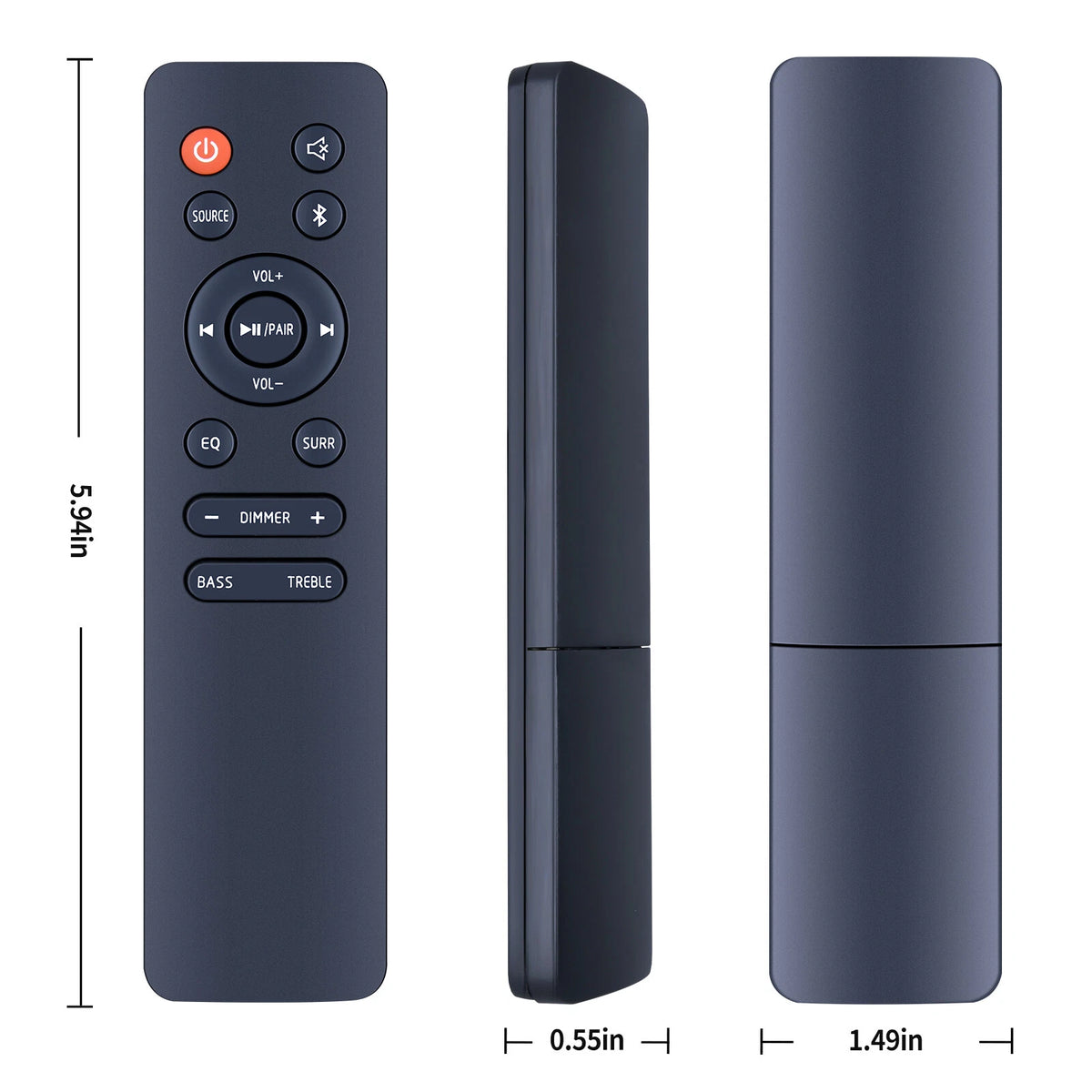 EN218A8H Replace Remote Control For Hisense HS218 2.1 Channel Soundbar AX3120G