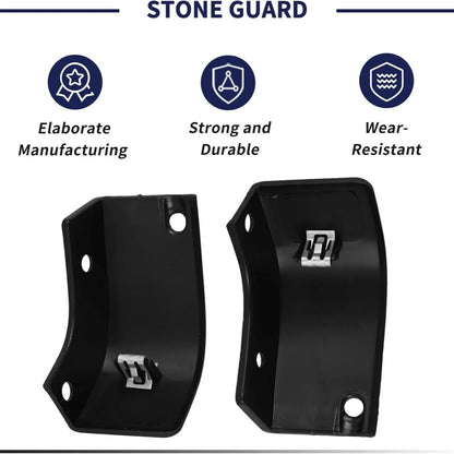 Rear Mud Stone Guard Cover Pair For Ford F150 2021 2026 Wear Resistant Styling