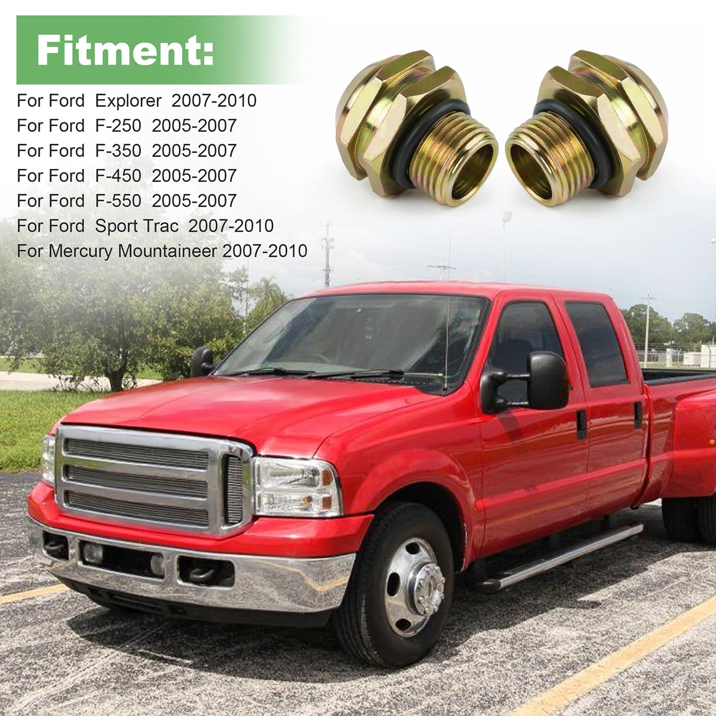 Transmission Fluid Line Quick Connect Coupler 2007-10 Mercury Mountaineer 2 Pack