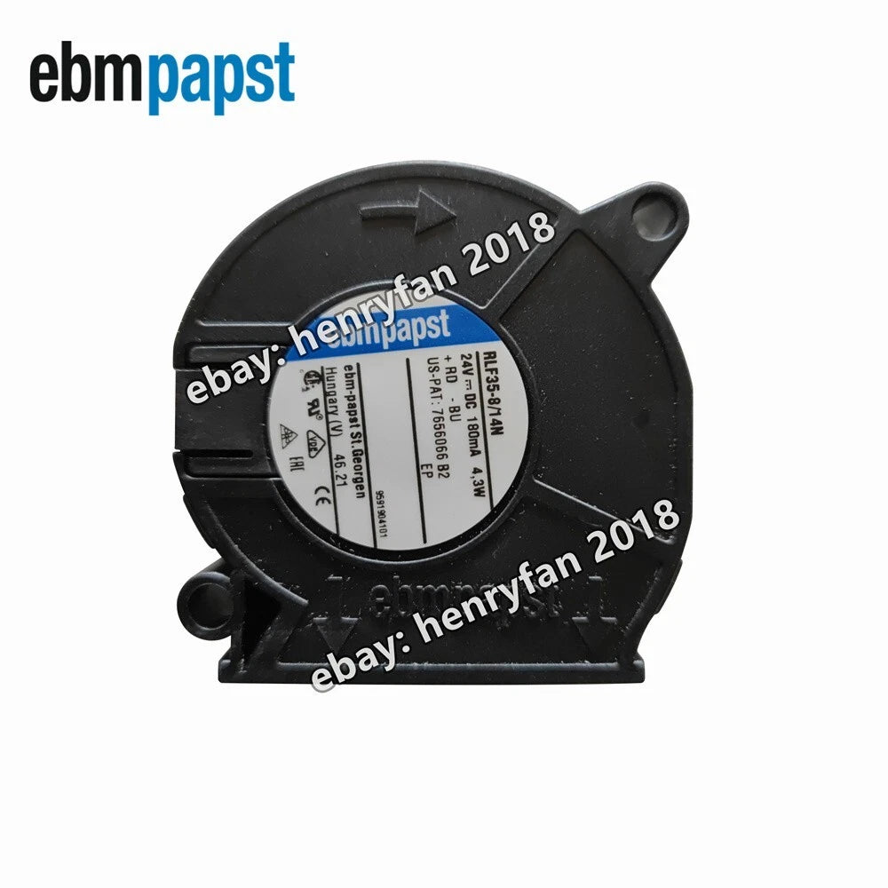 Ebmpapst RLF35-8/14N Cooling Fan 24VDC 180mA 4.3W 6700RPM 51*51*15MM Blower Fan