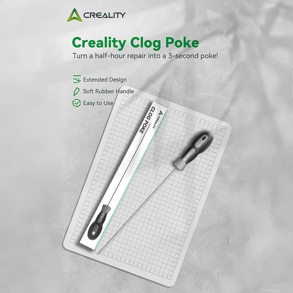 Creality 3D Printer Tools, Clog Poke Nozzle Cleaning Kit...