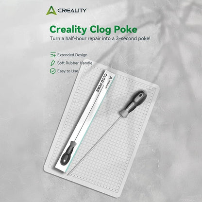 Creality 3D Printer Tools, Clog Poke Nozzle Cleaning Kit...