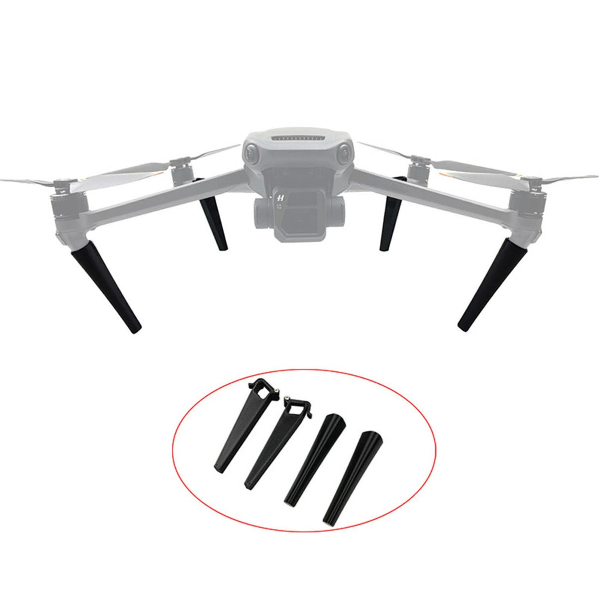 4Pack Landing Gear 5cm Heightened Extension Protecter Legs for DJI Mavic 3 Drone
