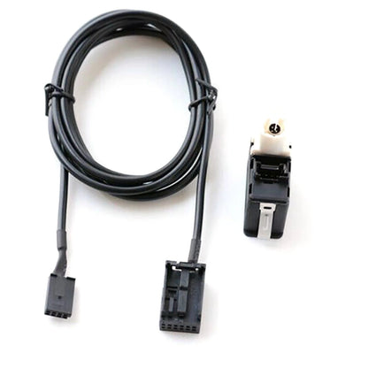 Car Dash Audio 12Pin Cable Adapter AUX USB Replacement For BMW E39 E53 X5
