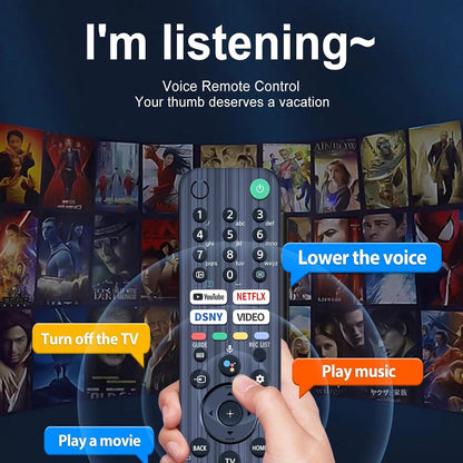 RMF-TX520E Voice Remote Control For Sony TV KD43X85J, KD50X85J. KD55X79J