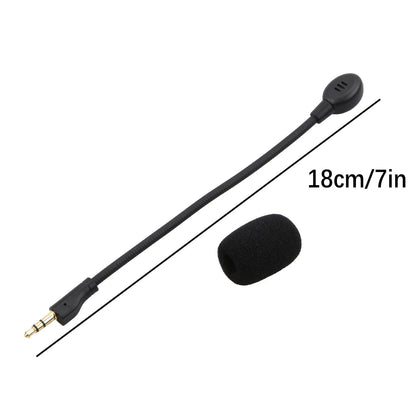 Black Replacement 3.5mm Microphone Mic for Logitech G PRO X Headset Headphone