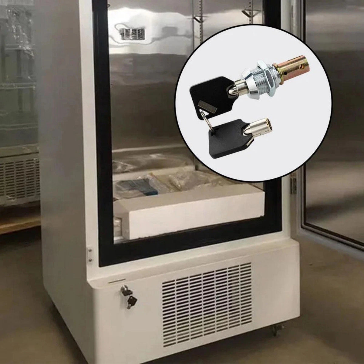 Tool Chest Lock Mechanism with Keys Replacement For Cabinets Storage Boxes