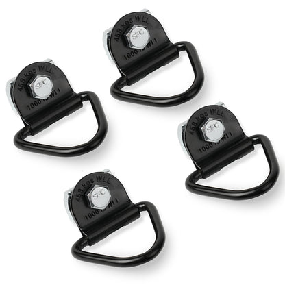 For Nissan Frontier Titan Utility Track Truck Bed Rail Cargo Mounting Kit 4 Set