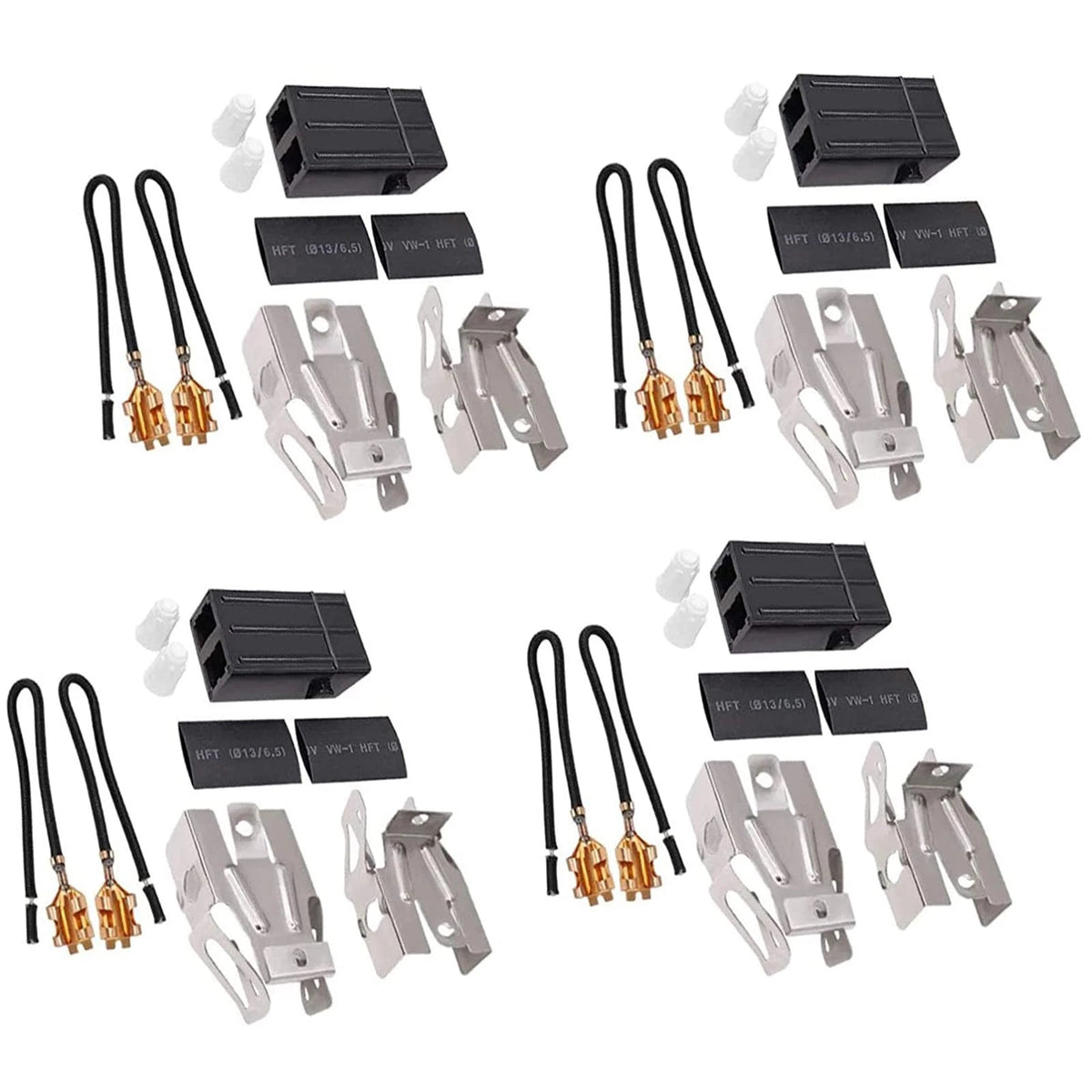 Upgraded 4Pack 330031 Range Burner Receptacle Kit by Beaquicy - Replacement...