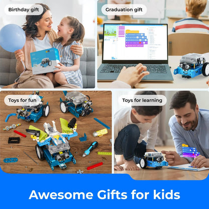 Makeblock mBot Robot Kit, Robotics for Blue, Blue (Bluetooth Version)