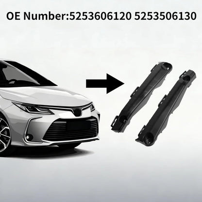 52536-06120 Front Bumper Bracket Set Driver Passenger For Toyota Camry 2012-2014