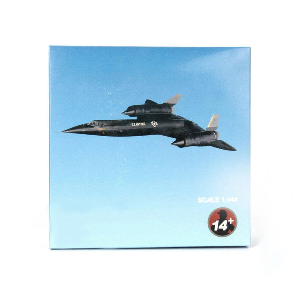 1:144 Alloy SR-71 Reconnaissance Aircraft Model Ornaments Airplane Collection