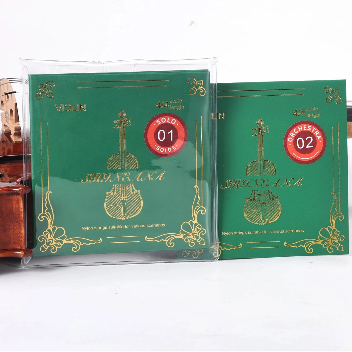 Violin Strings 4/4 Full Set, Silver
