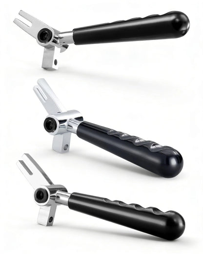3-Pack Metal Replacement Handles for VEVOR Soft Serve Ice Cream Large, Black
