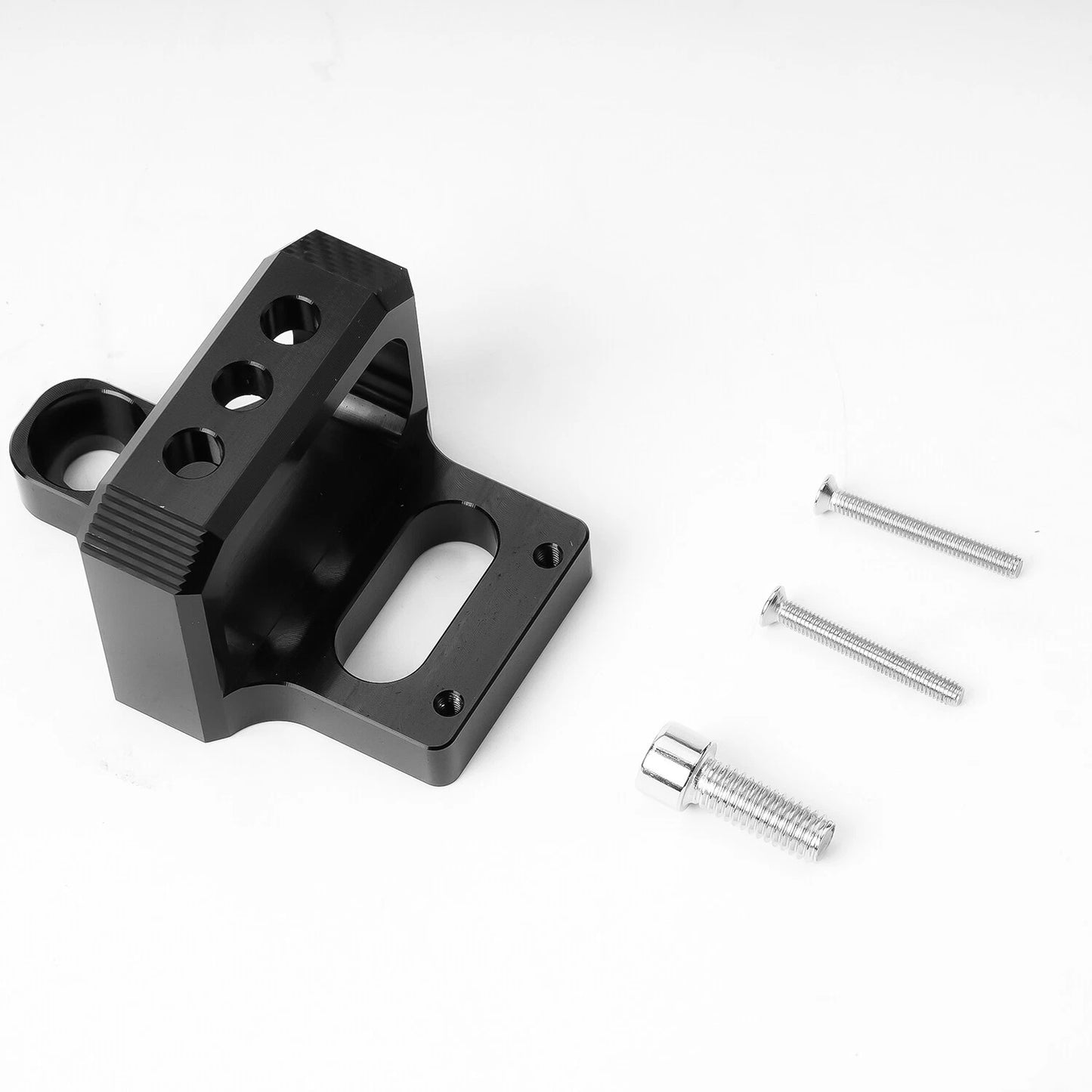 For Mac AEM Boost Controller Solenoid Valve Mount Holder Bracket Billet 3 Port
